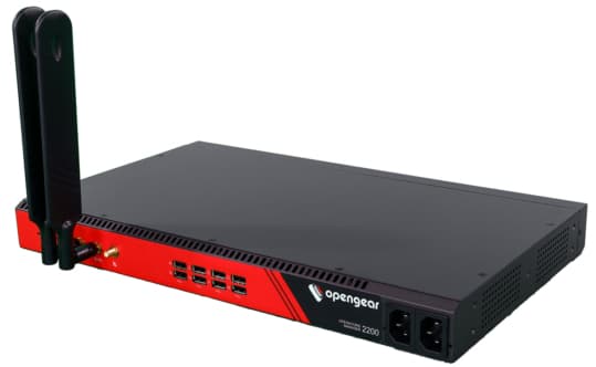Opengear Opengear OM2232-L-AU Console Server + Automation 32 Serial 8G RAM 64G Flash 1GbE Global LTE Python Runtime Docker Support Secure Boot OM2232-L-AU