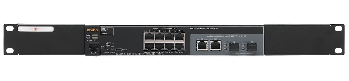 Rackmount.IT Rackmount.IT RM-HP-T1 Rack Mount Kit for HPE 1820S-8G & 1920S-8G / Aruba 2530-8G & 1930-8G RM-HP-T1