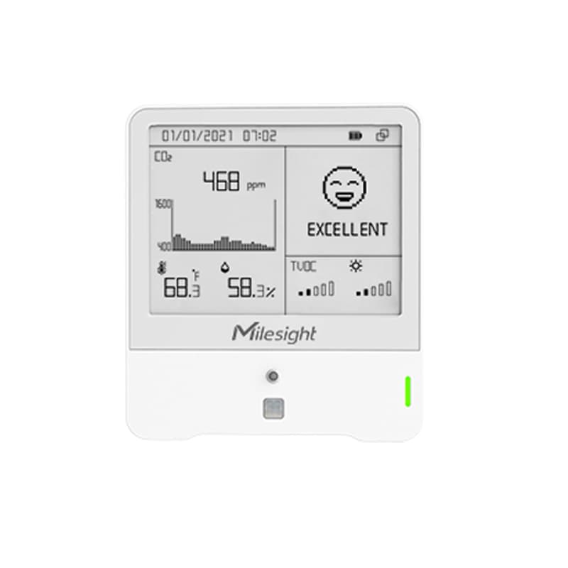 Milesight IoT Milesight LoRaWAN 7 in 1 Indoor Ambience Monitoring IoT Sensor AM307-915M