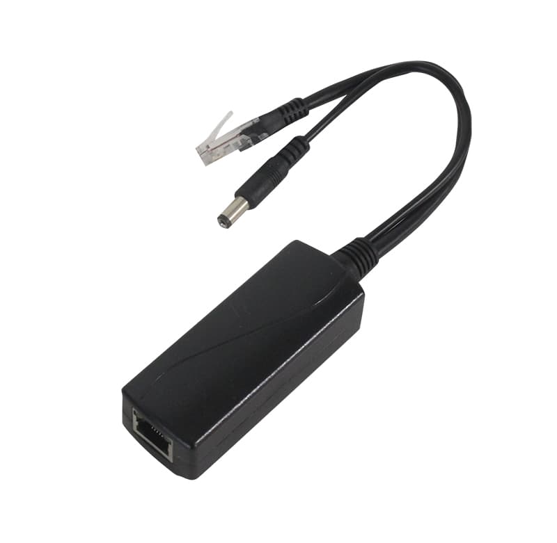PoE World PoE World 802.3af/at & Passive 48v to 12V 1A Gigabit PoE Splitter GAF-12v12w