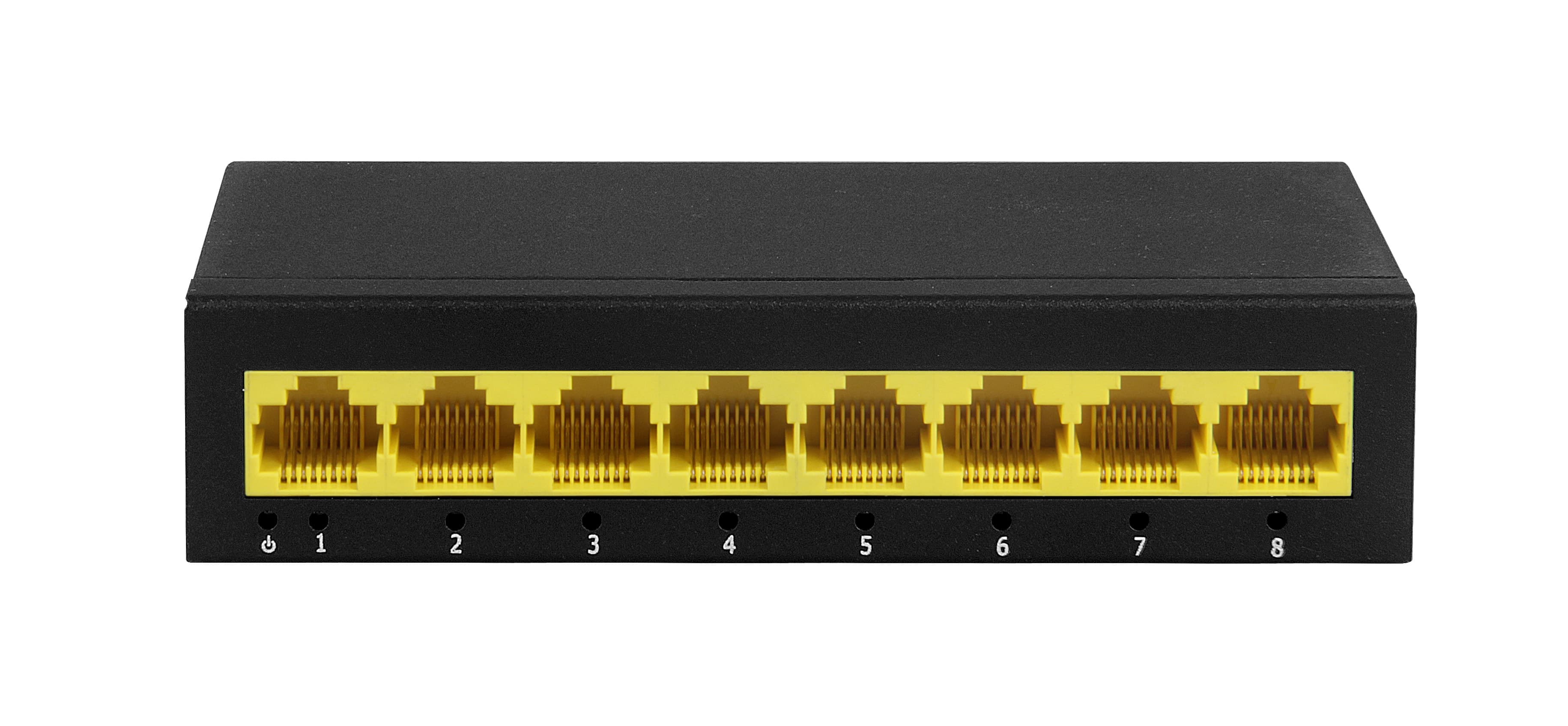 Go Wireless NZ 8 Port 100/1000Mbps Network Switch GW-SW-8Gv2