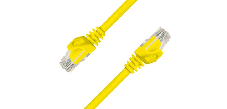 Go Wireless NZ 0.3 Metre Cat6 UTP Indoor Ethernet Cable - Yellow IPL-UTP6-YL-0.3