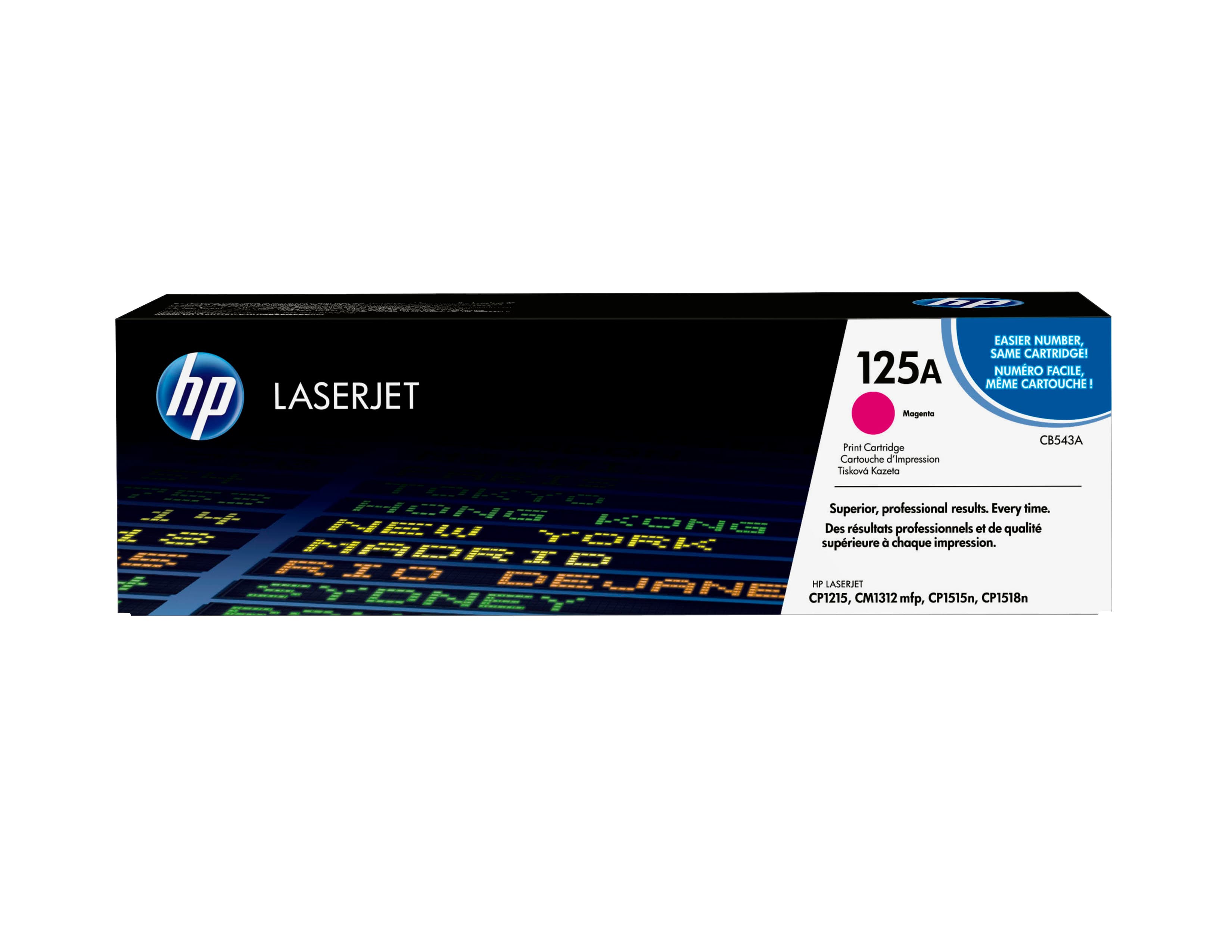 HP 125A MAGENTA LJ TONER CART CB543A.