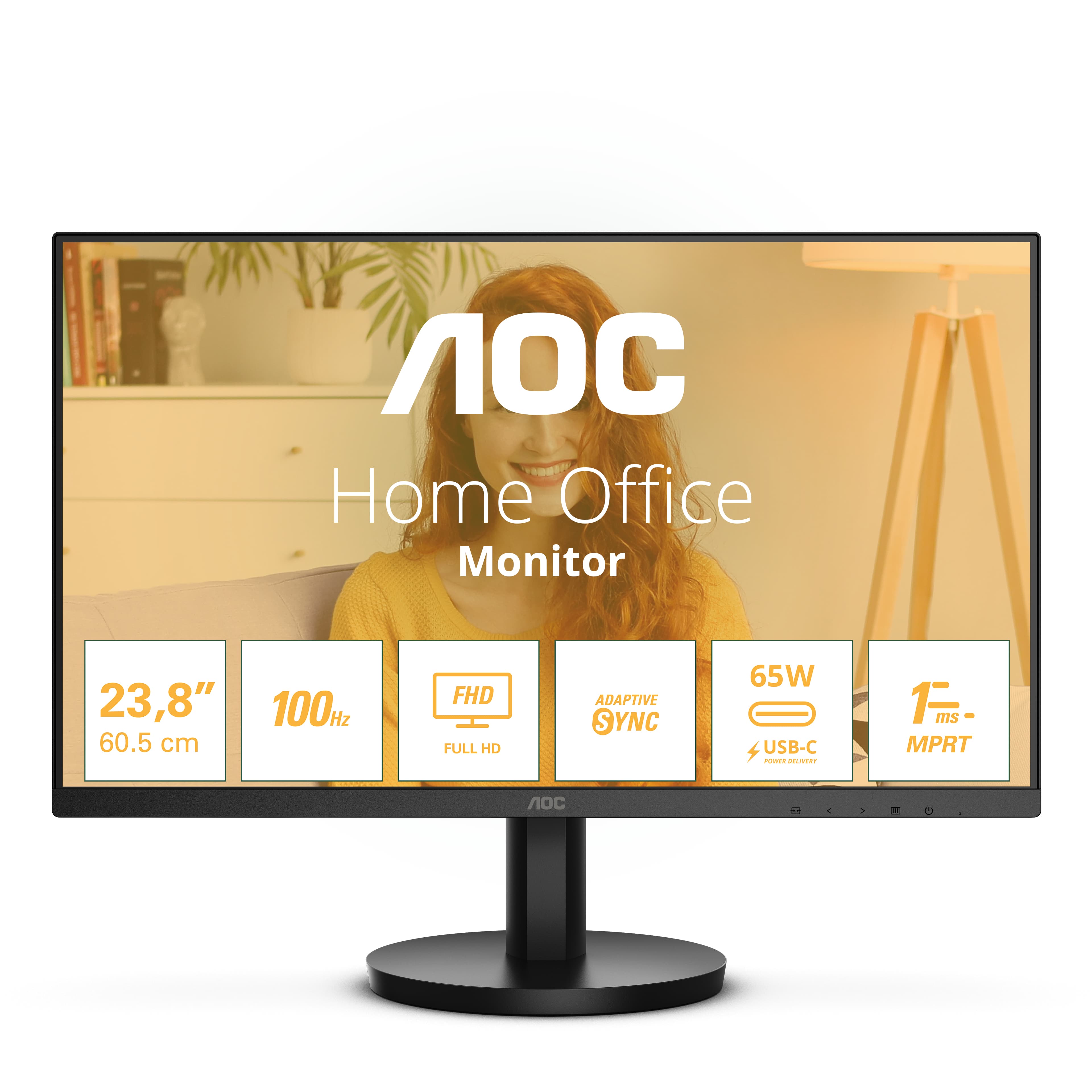 AOC AOC 24B3CA2 23.8IN IPS PANEL USC- C MONITOR 6332334