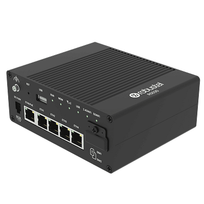 Robustel EG5200-A5AAZ-5G-A25GL Industrial edge computing gateway with Dual-SIM 5G 5x Gigabit LAN Serial Console HDMI Relay