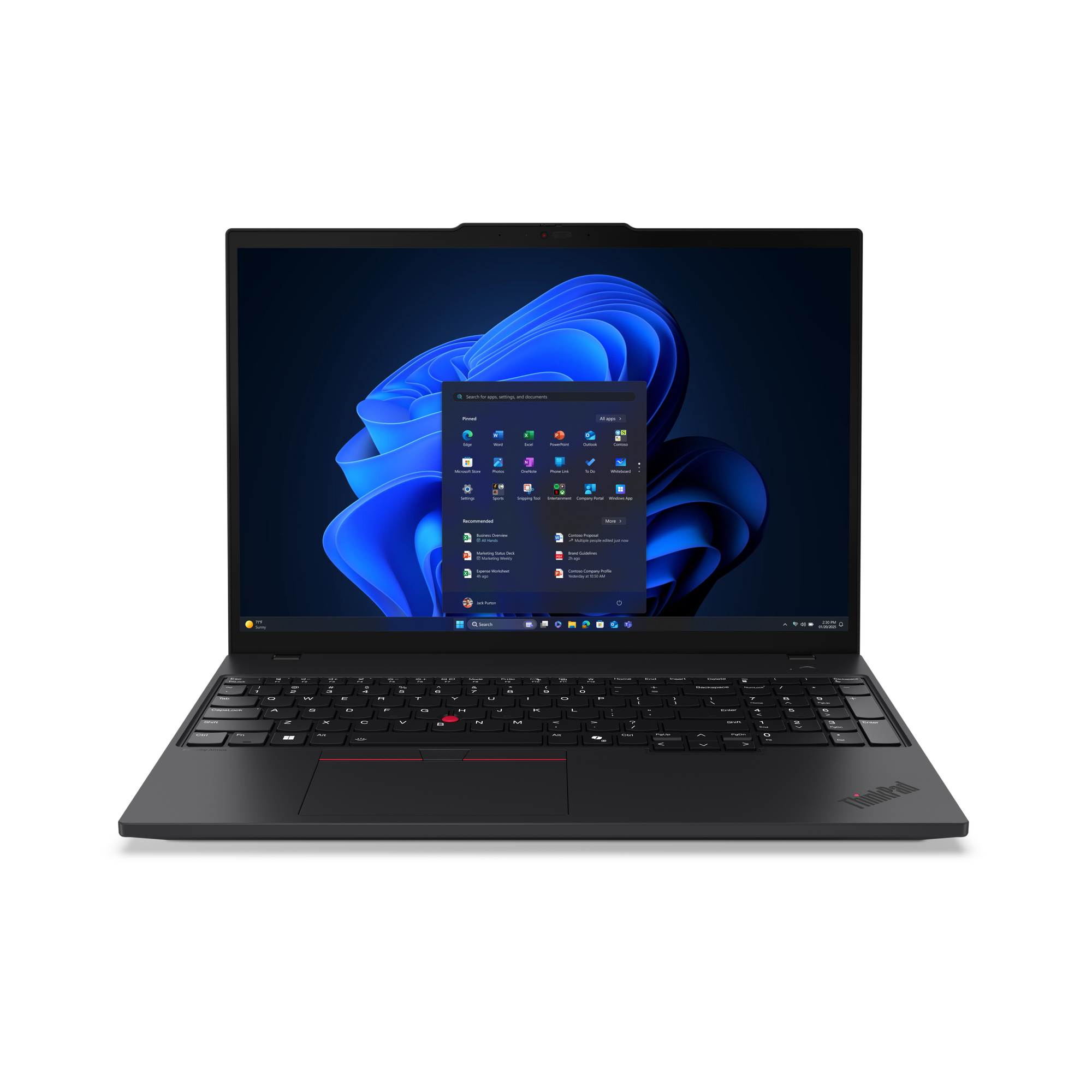 LENOVO T16 G4, 16" WUXGA, U5-235H VPRO, 32GB (16X2), 512GB, WF7, W11P, 3YP+CO thumbnail 2