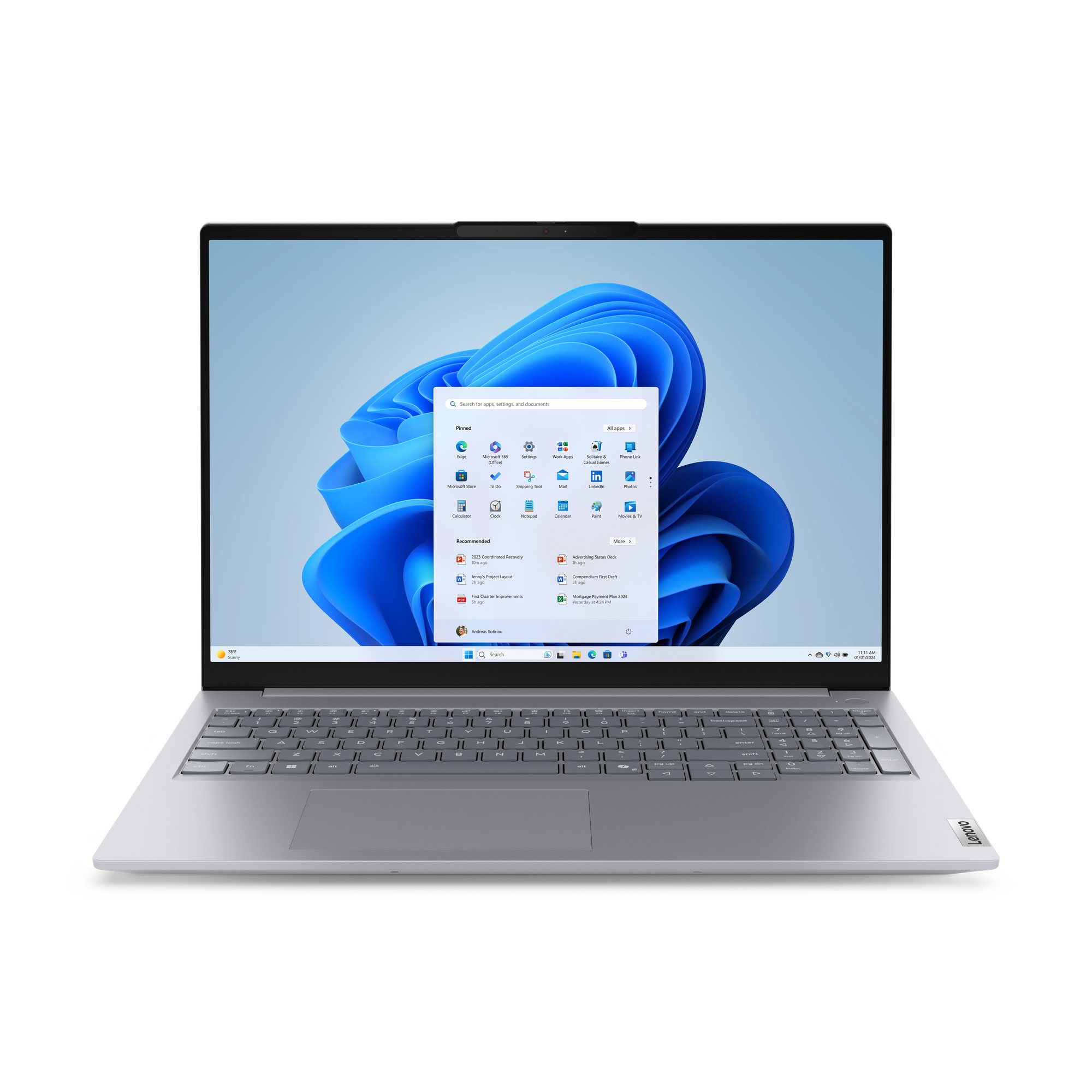 LENOVO THINKBOOK 16 G8, 16" WUXGA, U5-225U, 16GB (8+8) DDR5, 512GB, WI-FI 6E, TB4, W11P, 1YO thumbnail 1