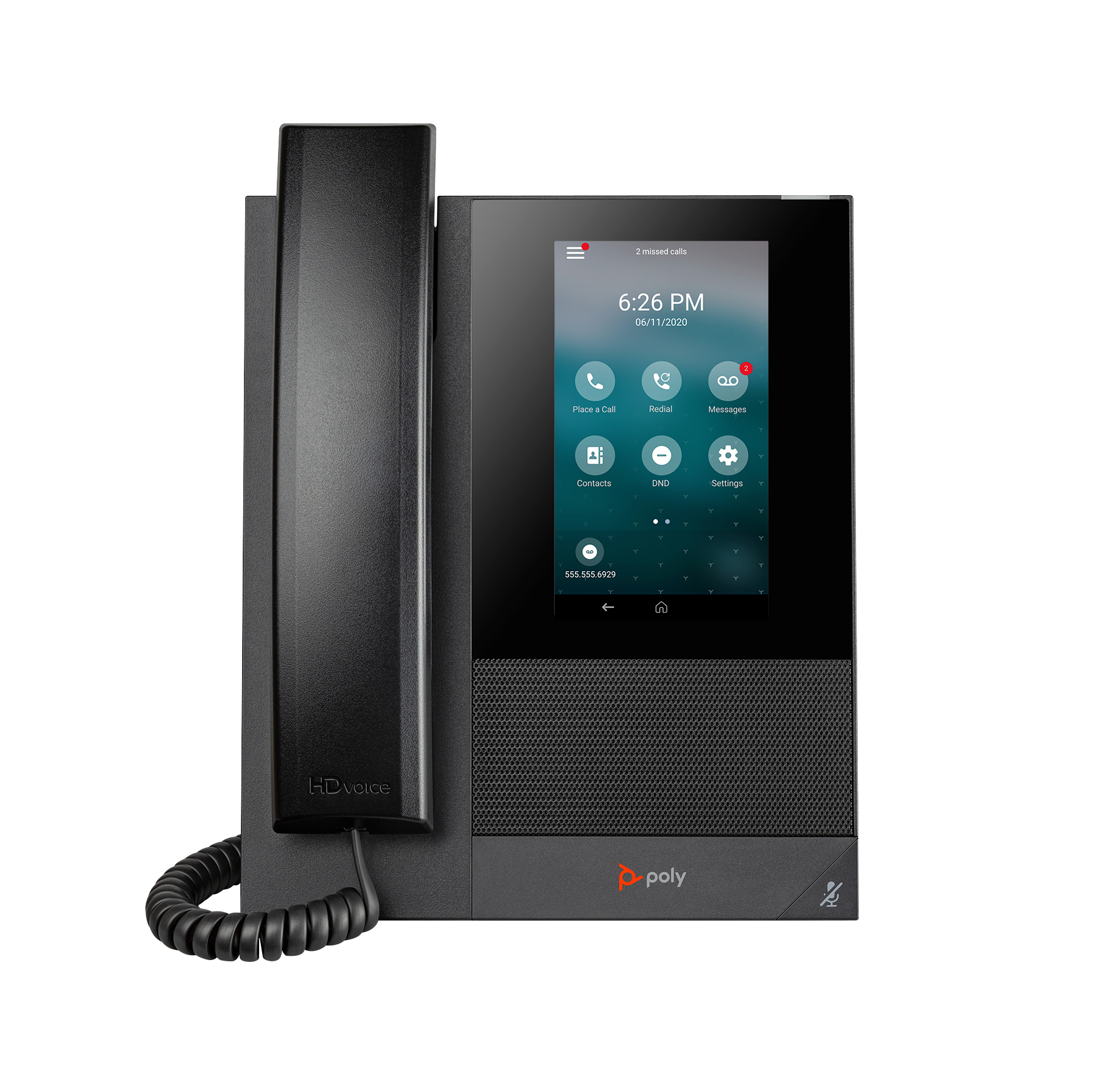 HP Poly CCX 400 Business Media Phone with Open SIP and PoE-enabled thumbnail 2