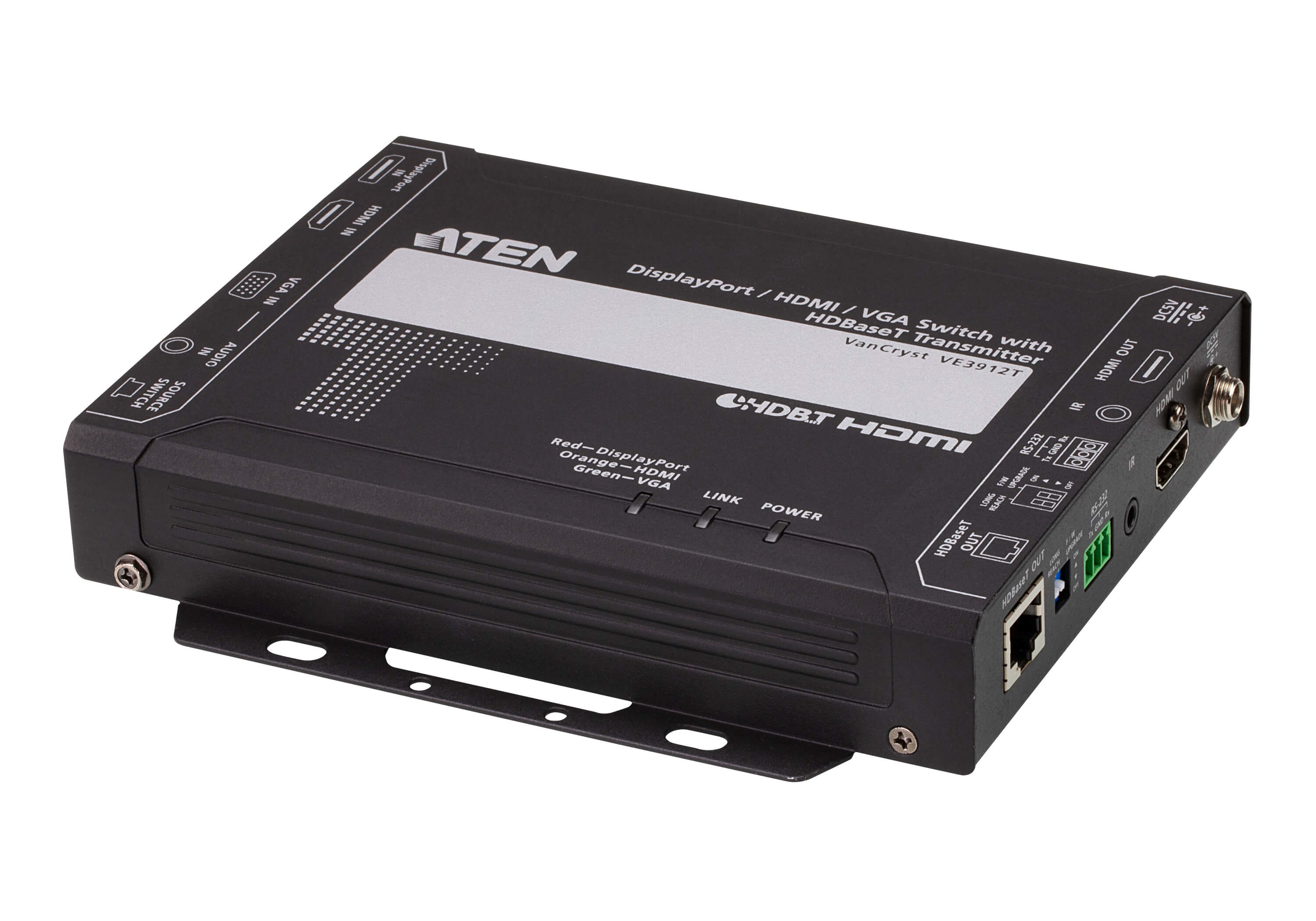 ATEN DP/HDMI/VGA SWITCH WITH HDBASET TRANSMITTER thumbnail 1