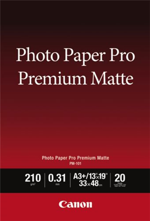 Canon PM-101 A3+ Matte 210gsm Photo Paper Pro Premium - 20 Sheets thumbnail 1